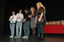 I ragazzi del Liceo linguistico Bachelet,  membri della giuria  del Premio Cervantes